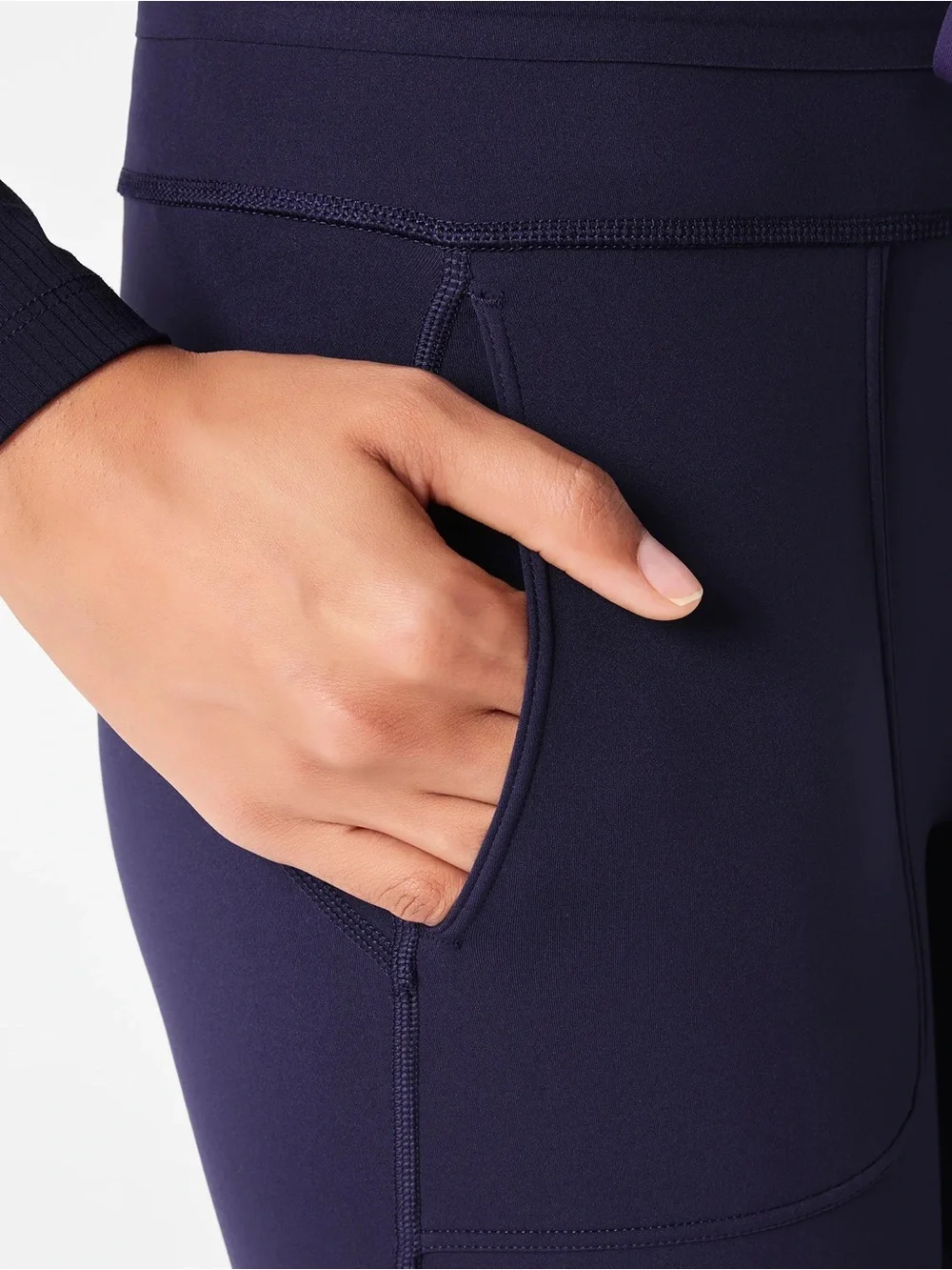 FIGS Ashland High-Rise Women’s Scrublegging (Navy) Skinny Leg Scrub Leggings